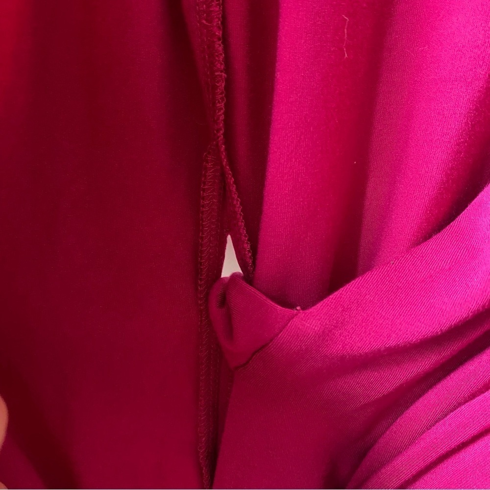 Diane von Furstenberg DVF Julian Two Mini Wrap Dress Lotus Berry size 8 - Picture 5 of 7